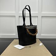 Gucci Diana Small Tote Bag Black 22x20.5x11.5cm - 5