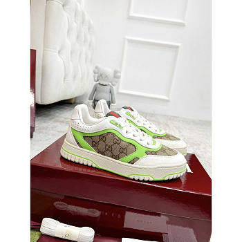 Gucci Re-Web Sneaker Leather Fluorescent Green