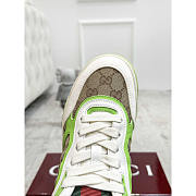 Gucci Re-Web Sneaker Leather Fluorescent Green - 5