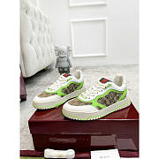 Gucci Re-Web Sneaker Leather Fluorescent Green - 4