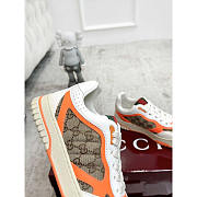 Gucci Re-Web Sneaker Canvas Leather Orange - 5