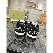 Gucci Screener Sneaker With Web Neoprene Black - 5