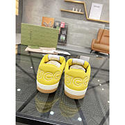 Gucci Screener Sneaker With Web Neoprene Yellow - 4