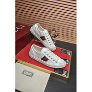 Gucci Sneaker With Web Cotton Fabric White - 3