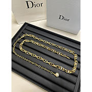 Dior Montaigne Jolie Chain Belt Gold White - 2