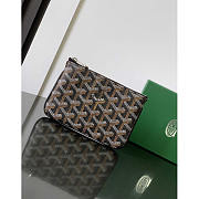 Goyard Sénat Nano Key Pouch Black 10.5x 0.6x15 cm - 1