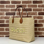 Gucci Medium Straw Bag 38x33x15cm - 4