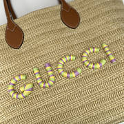 Gucci Medium Straw Bag 38x33x15cm - 3