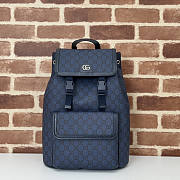 Gucci Ophidia Small GG Backpack Blue 29x40.5x13.5cm - 1