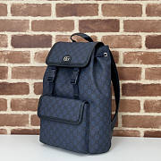 Gucci Ophidia Small GG Backpack Blue 29x40.5x13.5cm - 3