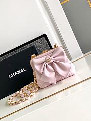 Chanel Clutch With Strap Glossy Pink 12 x 13 x 4 cm - 1