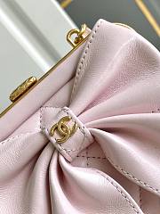 Chanel Clutch With Strap Glossy Pink 12 x 13 x 4 cm - 3