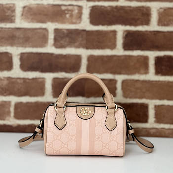 Gucci Ophidia GG Super Mini Bag Pink 16.5x10x9cm