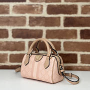 Gucci Ophidia GG Super Mini Bag Pink 16.5x10x9cm - 6