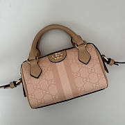 Gucci Ophidia GG Super Mini Bag Pink 16.5x10x9cm - 5