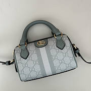 Gucci Ophidia GG Super Mini Bag Blue 16.5x10x9cm - 6