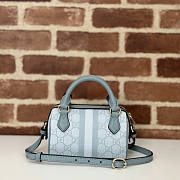 Gucci Ophidia GG Super Mini Bag Blue 16.5x10x9cm - 4