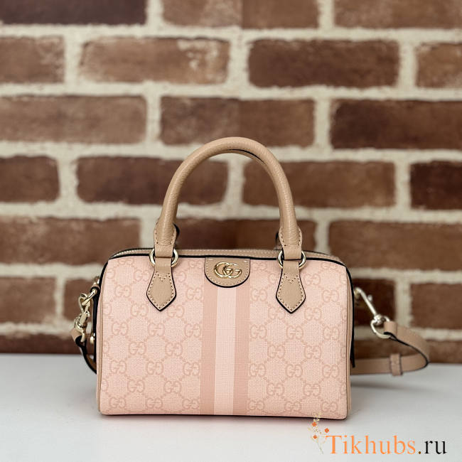 Gucci Ophidia GG Mini Bag Pink 21.5x14x11.5cm - 1