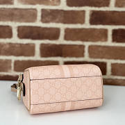 Gucci Ophidia GG Mini Bag Pink 21.5x14x11.5cm - 3