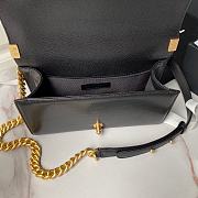 Chanel Medium Leboy Bag Black Caviar Gold 25cm - 2