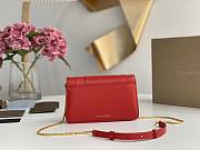 Bvlgari Serpenti Forever Chain Wallet Red 20x12x4.5cm - 2