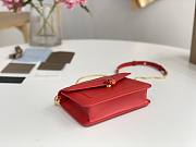Bvlgari Serpenti Forever Chain Wallet Red 20x12x4.5cm - 4