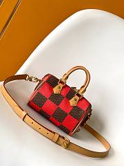 Louis Vuitton LV Speedy 18 Bandoulière Damier Pop Red 18 x 12 x 10 cm - 6