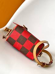 Louis Vuitton LV Speedy 18 Bandoulière Damier Pop Red 18 x 12 x 10 cm - 4