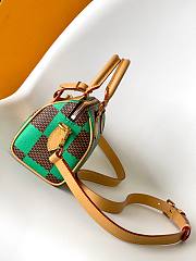 Louis Vuitton LV Speedy 18 Bandoulière Damier Pop Green 18 x 12 x 10 cm - 5