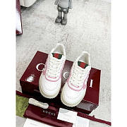 Gucci Re-Web Sneaker Canvas Leather Pink - 2