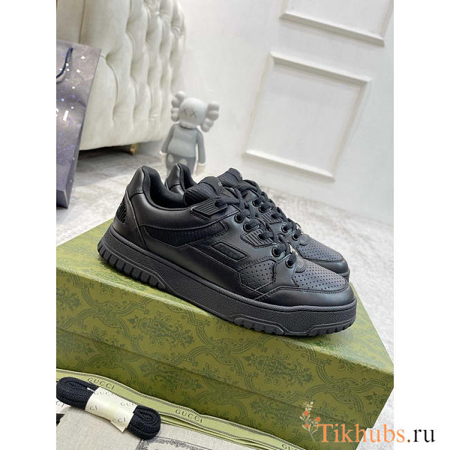 Gucci Jones Leather Sneaker Black - 1