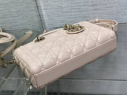 Dior Medium Lady D-joy Light Pink 26x13.5x5cm - 5