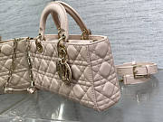 Dior Medium Lady D-joy Light Pink 26x13.5x5cm - 4