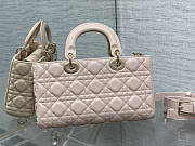 Dior Medium Lady D-joy Light Pink 26x13.5x5cm - 3