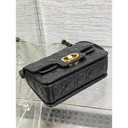 Dior Small Jolie Top Handle Bag Black 22 x 14 x 8 cm  - 5