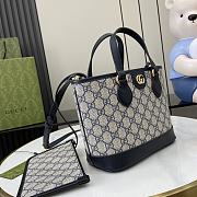 Gucci Ophidia Mini Tote Bag Blue 22x18x10cm - 2