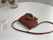 Chloe Kattie Cross-Body Bag Brown 19.7x14.5x7cm - 6