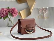 Chloe Kattie Cross-Body Bag Brown 19.7x14.5x7cm - 4