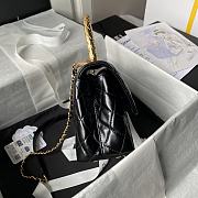 Chanel Coco Handle Bag Black Lambskin Gold 23cm - 3