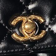 Chanel Coco Handle Bag Black Lambskin Gold 23cm - 4