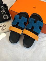 Hermes Chypre Sandal Blue Yellow - 5