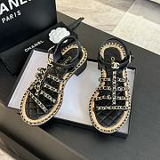 Chanel Black Sandal Heel 5.5cm - 2
