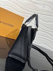 LV-ONTHEGO Small Shopping Bag Black Embossed M45659 Size 25x19x11.5 cm - 4