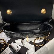 Chanel Mini Flap Bag Handle Black Lambskin 13x19x7cm - 5