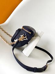 Louis Vuitton LV Mini Bumbag Navy Blue 17x12x9.5cm - 2