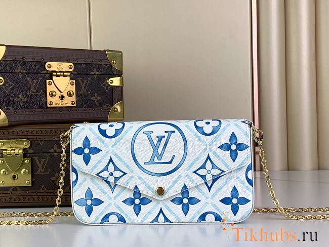 Louis Vuitton LV Félicie Pochette Blue 21 x 12 x 3 cm - 1