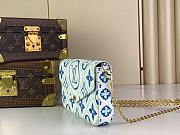 Louis Vuitton LV Félicie Pochette Blue 21 x 12 x 3 cm - 6