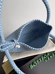 Bottega Veneta Tosca Shoulder Bag Blue 27x18x9cm - 6