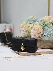 Dior Miss Daisy Mini Bag Black Lambskin 22 x 12.5 x 4 cm - 4