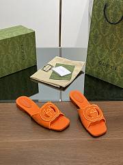 Gucci Interlocking G Slide Sandal Orange - 1
